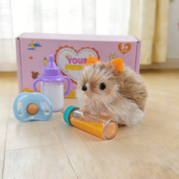 Muñeco Reborn de Silicona, Erizo de 12.5cm, Mini Figura de Animal Adorable, Accesorios para Casa de Muñecas, Juguete Coleccionable para Niños
