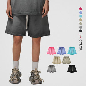 Шорты из хлопка и полиэстера, 385 г, Короткие хлопковые винтажные мужские французские махровые шорты - Product Image 1