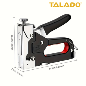 Pistola Sparagraffette Manuale Antiscivolo Resistente per Lavorazione del Legno, Decorazione Mobili, Utensile per Chiodatura - Product Image 5