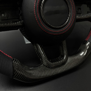 Volante de Cuero y Fibra de Carbono Personalizado para el Interior del Automóvil, para <span class=keywords><strong>Jeep</strong></span> Wrangler JK JL - Product Image 4