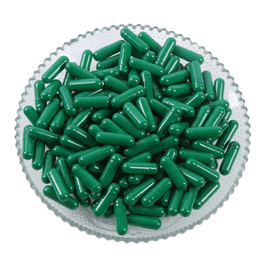 Boyut 0 1 2 3 4 özel tüm yeşil boş kapsül kabuk jelatin kapsüller - Product Image 5