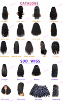 SDD Cabello Humano Virgen Vietnamita Remy Rizado HD Completo para Peluca con Pelo de Bebé, Sin Pegamento, Largo, Venta al por Mayor