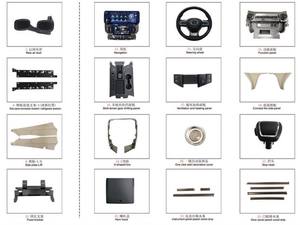 Kit Interior de Alta Calidad para el Panel de Instrumentos del Land Cruiser 200 2008-2020, Actualización a <span class=keywords><strong>LC</strong></span> 300 LX <span class=keywords><strong>Lexus</strong></span> <span class=keywords><strong>600</strong></span> 2021-2023 - Product Image 4