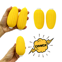 Mainan Fidget Bentuk Jagung Renyah Lucu dari Gudang USA, Slow Rising, untuk Promosi dan Menghilangkan Stres
