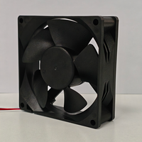 Ventilateur axial DC 3 pouces 8025 5V 12V 24V 48V 5 pales à roulement à billes 8000 tr/min 88 CFM 80x80x25mm Ventilateurs de refroidissement