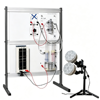 Dispositif de pile à combustible à hydrogène électrolytique avec cylindre de stockage de liquide transparent pour l'observation visuelle du flux d'électrolyte