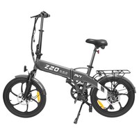 Bicicleta Eléctrica Urbana PVY Elektro 500W 25 km/h 10.4 Ah 80-100km con Suspensión Completa y Plegable