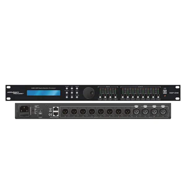 Genauigkeit Pro Audio DSP-4X8 Profession eller Lautsprecher-Equalizer mit DSP