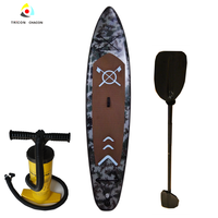 Planche de paddle gonflable en pvc de haute qualité, planche de surf souple avec palmes