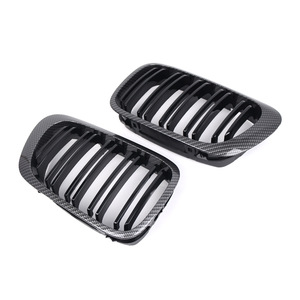 Calandre avant en fibre de carbone style double ligne pour BMW E46 Série 3 1999-2002, pièce de tuning - Product Image 4