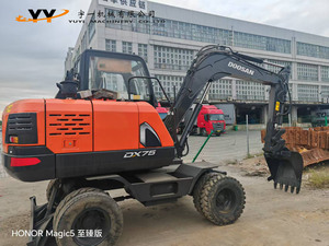 Used DOOSAN DX75 escavatore della ruota Mini escavatore originale coreano DOOSAN escavatore di alta qualità