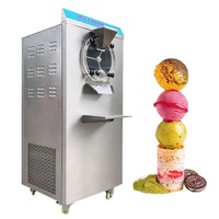 Vente directe d'usine, machine à crème glacée professionnelle à congélation électrolytique, machine à crème glacée verticale