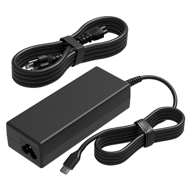 Japter Usb C Laptop Charger 90W 20V 4.5A Notebook Charger Type C Fast Black Power Adapter for ThinkPad X1 Carbon T440 E431 G410