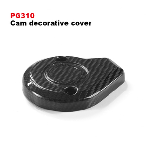 Pieza de Fibra de Carbono, Cubierta de Levas, Panel Resistente al Calor del Motor, Placa de Matrícula, Deflector de <span class=keywords><strong>Aire</strong></span>, Marco de Luz de Señal de Giro, Compatible con Motocicletas Harley - Product Image 6