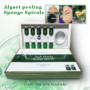 SANLIVNA Éponge exfoliante aux spicules d'algues – Biothérapie pour le renouvellement cutané, fonctions multiples : éclaircissement, réparation, raffermissement - Product Image 1