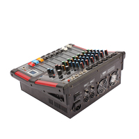 Mélangeur de puissance BT-600D Lane amplificateur de puissance audio max dj mélangeur professionnel mélangeur audio usb dj console de mixage sonore