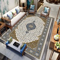 Tapis ethnique bohème vintage en polyester pour salon, chambre, chevet, canapé, table – Vente directe fabricant, transfrontalier, utilisation automobile