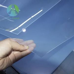 Hoja de plástico rígido de Pvc transparente para impresión, lámina de 0,5mm y 0,8mm para impresión offset UV, fabricante de China