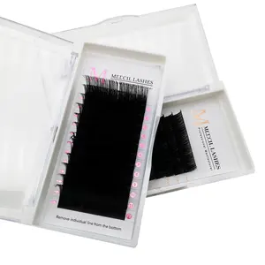 Пушистые бархатные черные объемные ресницы с 3d-эффектом быстрой завивки и увеличения объема ресниц