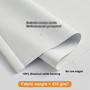 Persianas Enrollables Modernas Eléctricas Personalizadas de Tela Jacquard Horizontal 100% Opacas sin Cordones <span class=keywords><strong>para</strong></span> Ventanas Francesas de <span class=keywords><strong>Cocina</strong></span> - Product Image 5