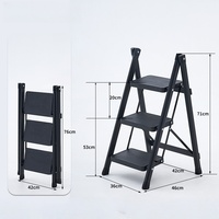 Échelle portable durable à marches larges pour cuisine, échelle de jardin directement de l'usine