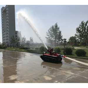 Wireless Remote Control Intelligent Firefighting Robot Aluminum Alloy Portable For Class A And B <b>Fires</b> - Product Image 3