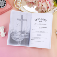 Journal de prière personnalisé, couverture rigide, agenda inspirant, journal de gratitude chrétien, planificateur de réflexion sur la santé mentale