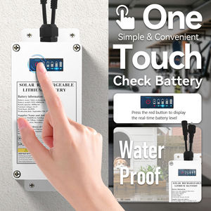 Ventilatore di ventilazione solare compatto da 4 pollici a risparmio energetico con funzione Timer 25W pannello 4A batteria per piccoli locali utilitari - Product Image 2