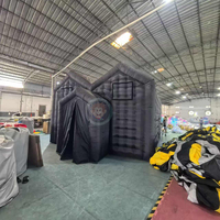 Tente de camping gonflable d'extérieur, tente dôme gonflable d'extérieur, tente gonflable pour 8 personnes