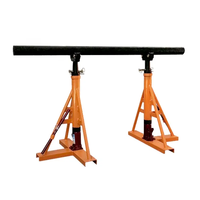 Support et élévateur hydraulique réglable pour bobines de câbles à charge lourde, capacité 5 tonnes, rotation à 360°, garantie 2 ans