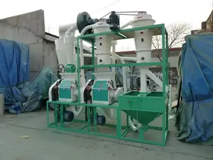 Household Small Scale Self-feeding 5 Tons Per Day Maize Flour Milling Corn Grits Flour Mill Machines