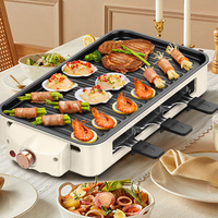 Barbecue électrique sans fumée multifonctionnel à double face, directement de l'usine, personnalisable