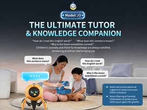 Robot interactif parlant AI mignon pour enfants, compagnon émotionnel, apprentissage précoce, jeu à domicile, Saimi <span class=keywords><strong>Intelligence</strong></span> <span class=keywords><strong>Artificielle</strong></span> - Product Image 5
