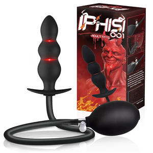 هزاز شرجي مقاوم للماء من السيليكون للرجال مع قابس شرجي ومدلك للبروستاتا بأنماط متعددة - ماركة XXJL - Product Image 2