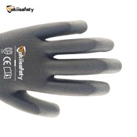 Gants de travail industriels Yokiisafety en toile, style conduite, pour hommes, avec logo, en PU, fabriqués en Chine, pour l'électricité