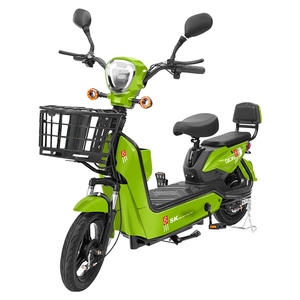 จักรยานไฟฟ้า City Bike จากโรงงานโดยตรง, มอเตอร์ 350W, แบตเตอรี่ 48V, พร้อมตะกร้าหน้าและเบาะหลัง, รับน้ำหนักได้ 100 กก., จักรยานไฟฟ้าสำหรับผู้ใหญ่ - Product Image 1