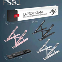 Support portable pour ordinateur portable, réglable en hauteur, antidérapant, étanche, pour bureau et lit, pliable, portable, vente chaude