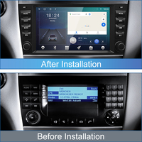 Reproductor Multimedia para Auto STWEI de 8 Pulgadas con Android AUTO y Carplay, Radio, Bluetooth, Navegación GPS para Mercedes Benz Clase C W203 RDS