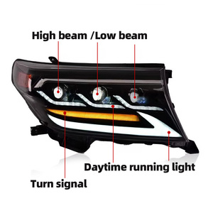 Chất lượng cao cho TOYOTA <span class=keywords><strong>LC</strong></span> 200 ánh sáng phía trước 2007 2015 đầu ánh sáng nâng cấp Đèn pha Land Cruiser 200 Led Đèn Pha lc200 - Product Image 4