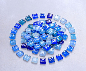 1 kg de mosaïque <span class=keywords><strong>en</strong></span> verre cristal coloré, matériau de bricolage pour activités parent-enfant, tuiles à coller faites à la main, granulés de cristal <span class=keywords><strong>en</strong></span> vrac - Product Image 1