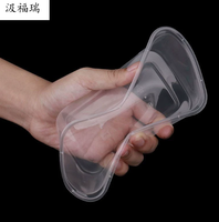 Boîte en plastique PP transparente jetable en gros avec couvercle pour aliments pour bébés, pain et emballages alimentaires à emporter