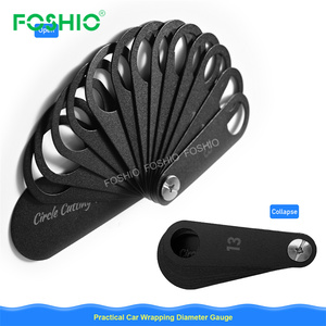 Foshio strumento di perforazione singolo Kit di attrezzi per avvolgimento in vinile morbido per modello di taglio del <span class=keywords><strong>cerchio</strong></span> di avvolgimento dell'<span class=keywords><strong>auto</strong></span> - Product Image 4