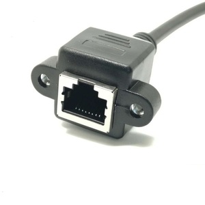 Câble d'extension Ethernet <span class=keywords><strong>RJ45</strong></span> blindé de 30 cm, câble <span class=keywords><strong>RJ45</strong></span> femelle <span class=keywords><strong>Cat</strong></span> <span class=keywords><strong>5</strong></span> Cat5e - Product Image 4