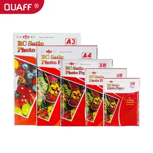 Papel fotográfico CUYI RC Satin 260 GSM A3 A4 5R 4R 3R