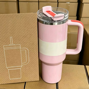 Vaso Térmico de Acero Inoxidable de 40 oz con Asa, Taza de Viaje Aislada para Café, Botella de Agua Reutilizable de Gran Capacidad para Bebidas Frías y Calientes - Product Image 1