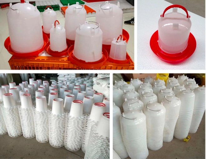 chicken feeders yellow or red High Quality automatic chicken feeders for 1.5kg 3kg 6kg 9kg chicken feeders and drinker
