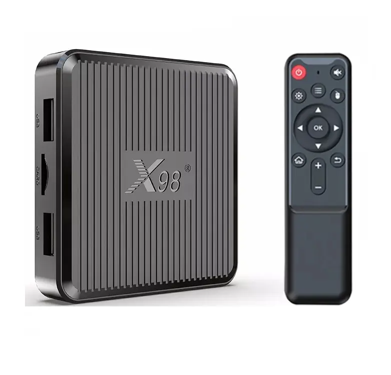 X98Q Wi-Fi, Smart TV Box S905W2 ТВ игровая консоль радиоприемник 100M Ethernet Android 11 2 + 16GB 2,4G/5G Wi-Fi 4K HD, Wi-Fi, Smart TV Box