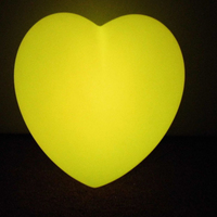 Lampes de jardin lumineuses à changement de couleur RGBW en forme de cœur, éclairage paysager pour centres commerciaux, concerts et chorales, lampe carrée en forme de cœur rouge