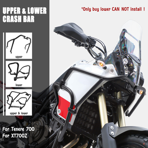XXUN Protection de cadre de moteur de protection de barre de collision supérieure de moto pour <span class=keywords><strong>Yamaha</strong></span> <span class=keywords><strong>Tenere</strong></span> 700 XT700Z 2019 2020 2021 2022 <span class=keywords><strong>2023</strong></span> 2024 - Product Image 2