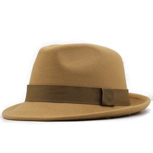 Nuevo Estilo de Gorro de Invierno Informal con Visera, Gorro de Lana Estilo Jazz, Gorro de Copa Estilo Británico con Banda, Gorro de Lana Suave de Color Sólido - Product Image 2